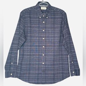 Taylor Stitch Organic Cotton Plaid Shirt Size 40